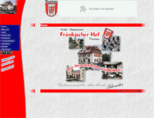 Tablet Screenshot of fraenkischerhof-thurnau.de